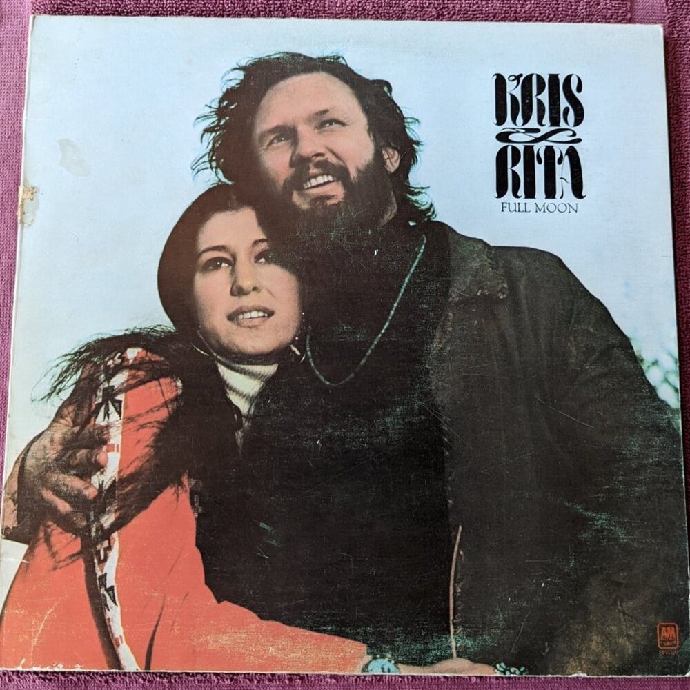 FURTHER REDUCED Vintage Vinyl LP –Kris Kristofferson & Rita Coolidge- Full Moon